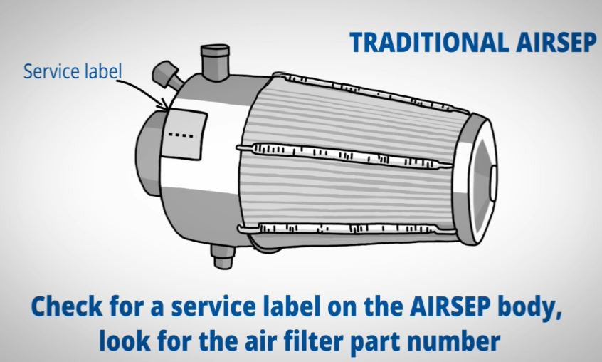 Walker Service Video # 103 - Identifying Your Walker AIRSEP Air Filter