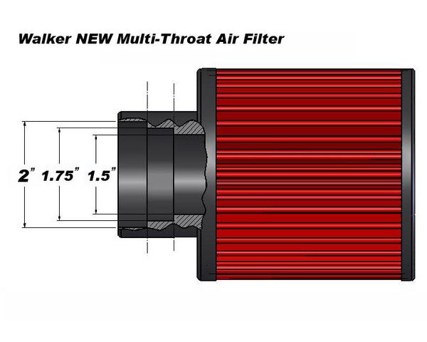 High Performance "Adapt-all" Air Filter (Small Diesel Engines to 75HP)-Part# CD588